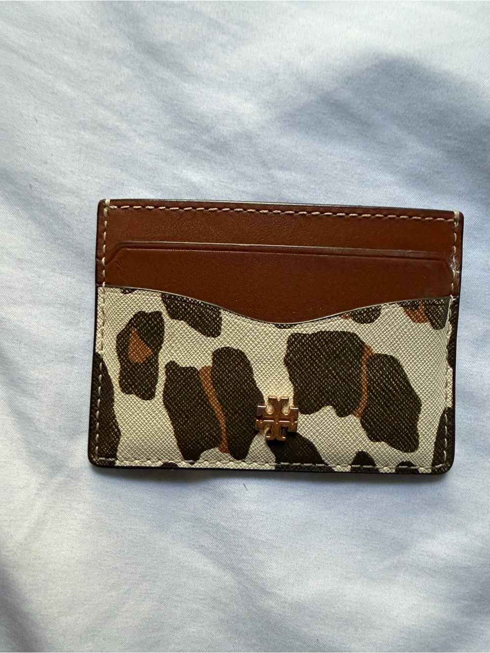 Animal Print Tory Burch Cardholder